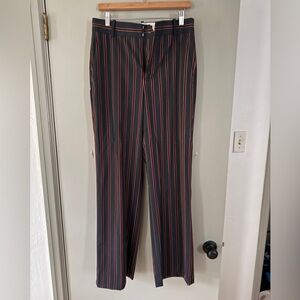 Zara - Mid-rise Striped Masculine Trousers - Size M - Never worn